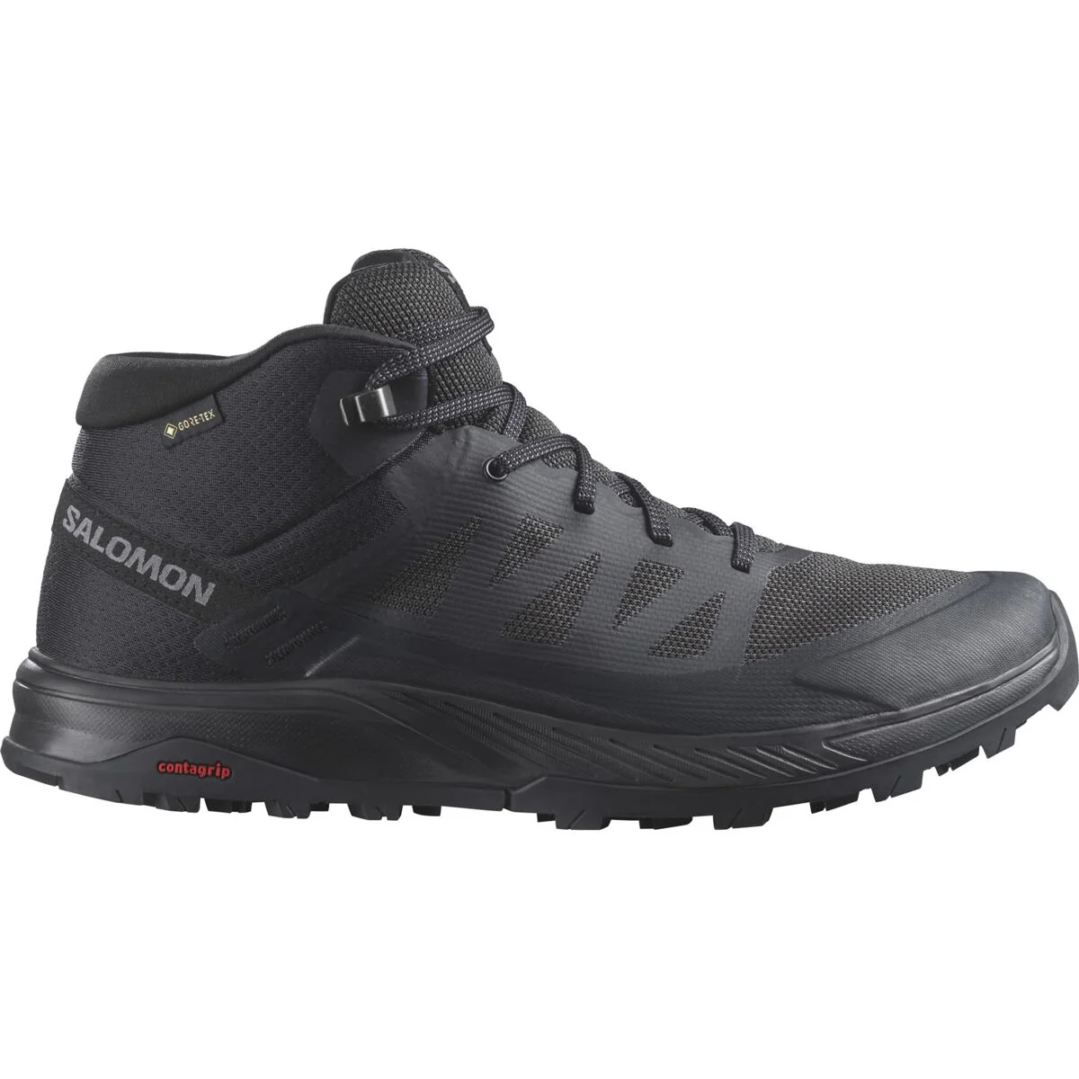 SALOMON Outrise Mid GTX black/black/phantom shoes - Image 2