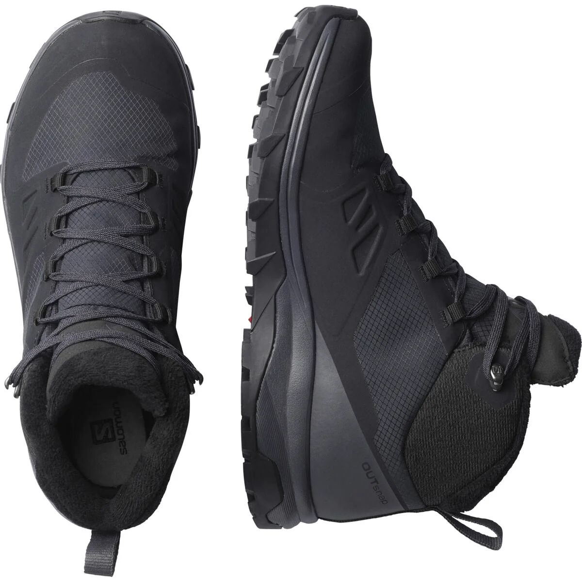 SALOMON Outsnap CS WP W black shoes - Image 3