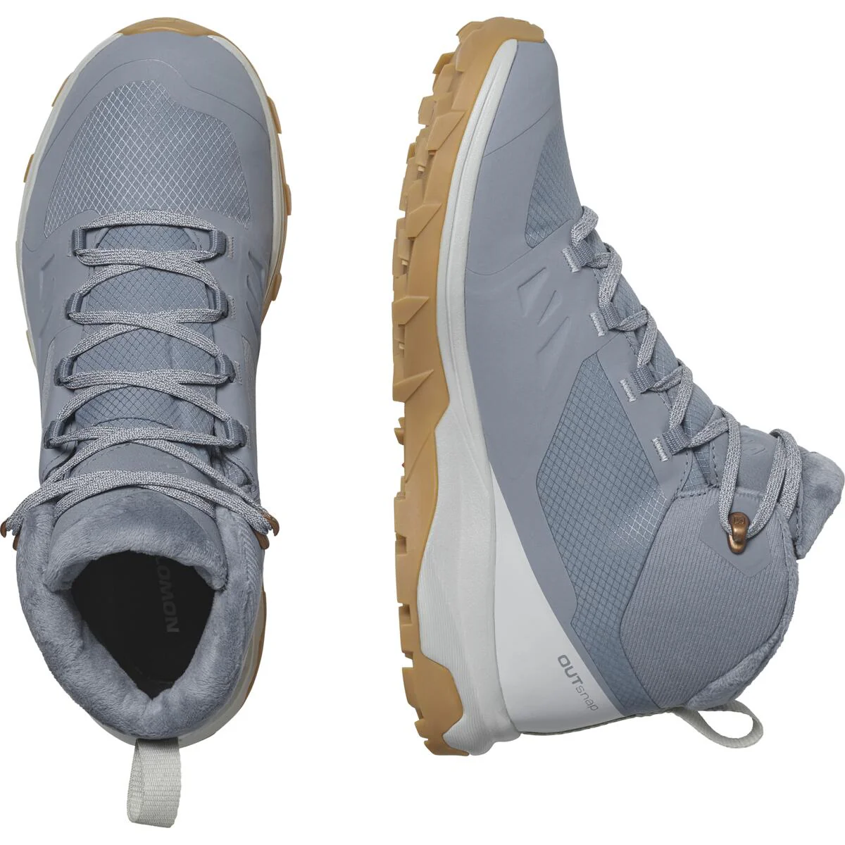 SALOMON Outsnap CS WP W light blue/white shoes - Image 3