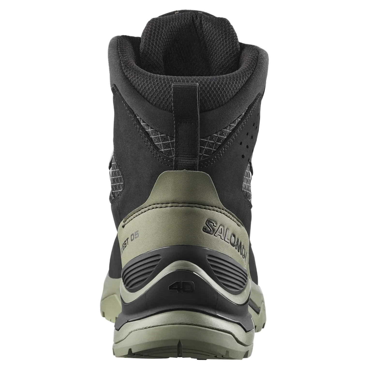 SALOMON Quest 5 GTX black/deep litchen green/black shoes - Image 8