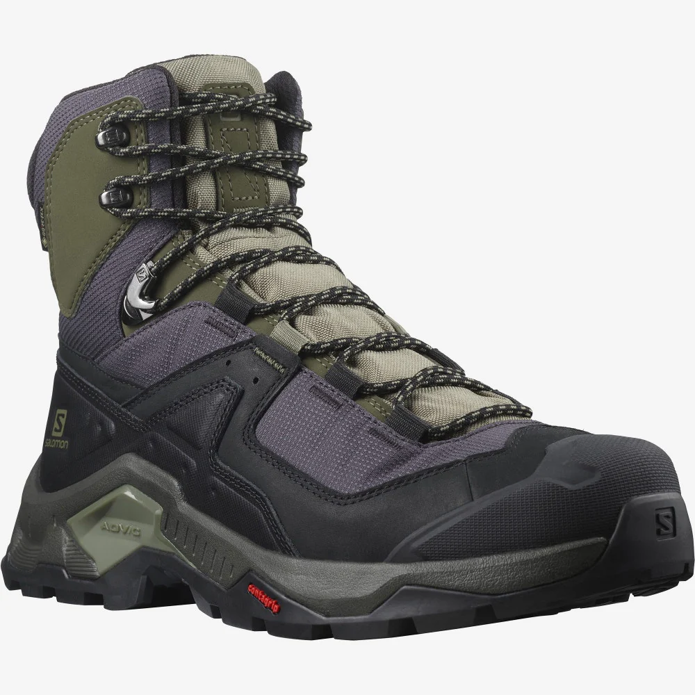 SALOMON Quest Element GTX black/deep lichen green/olive night shoes