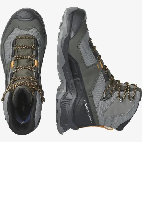 SALOMON Quest Element GTX pewter/beluga/buckskin shoes - Image 3