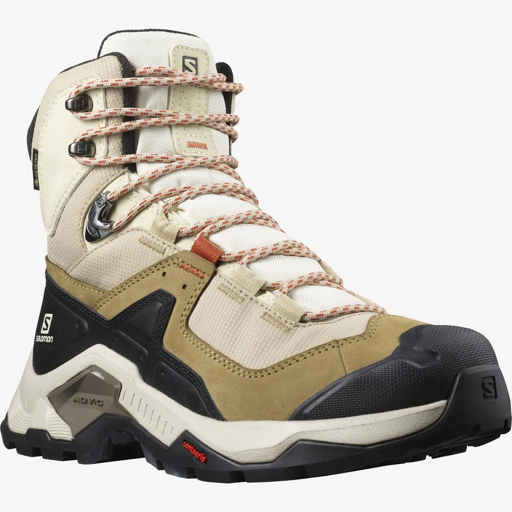 SALOMON Quest Element GTX W white/brown shoes