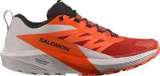 SALOMON Sense Ride 5 grey/orange/red shoes - Image 2