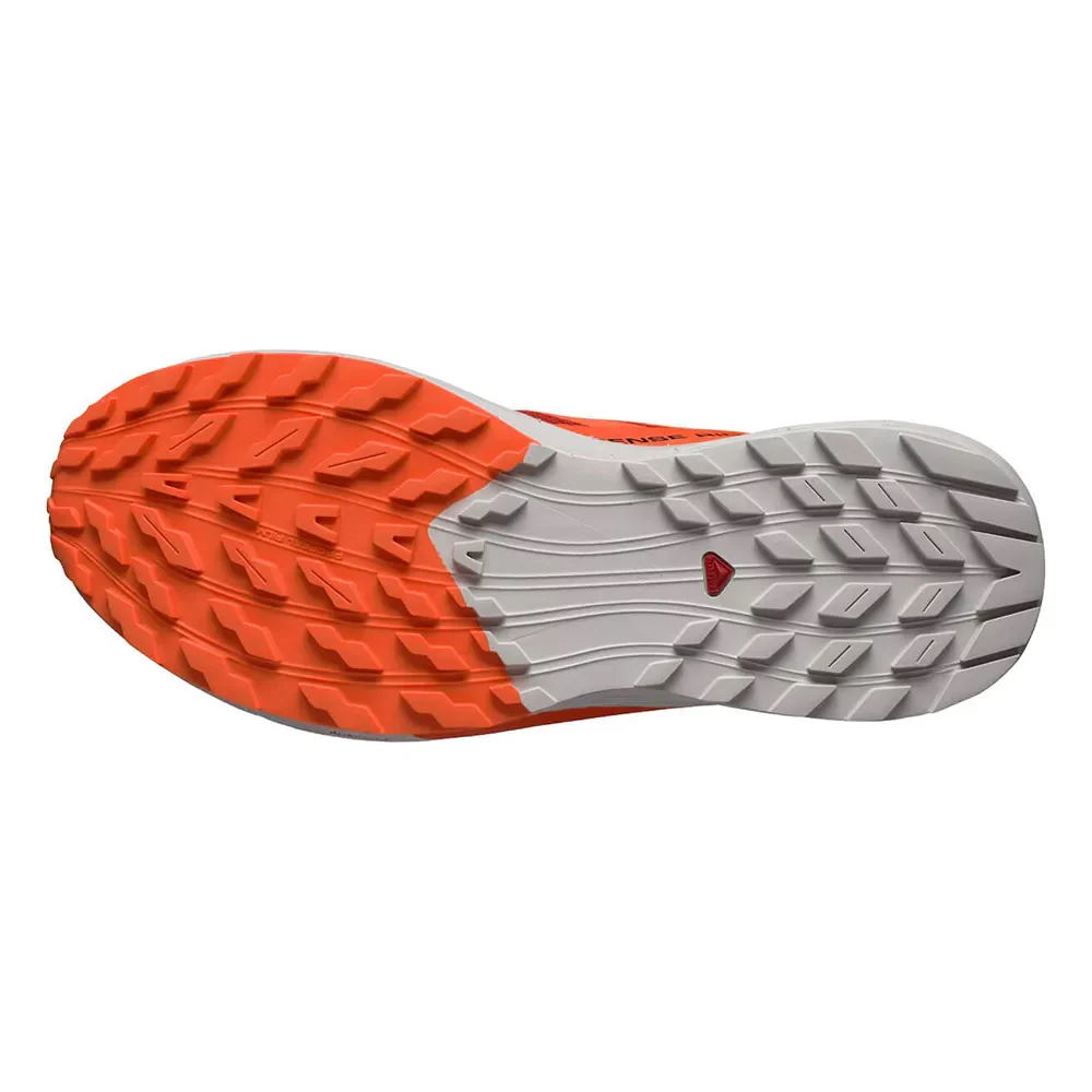 SALOMON Sense Ride 5 grey/orange/red shoes - Image 4