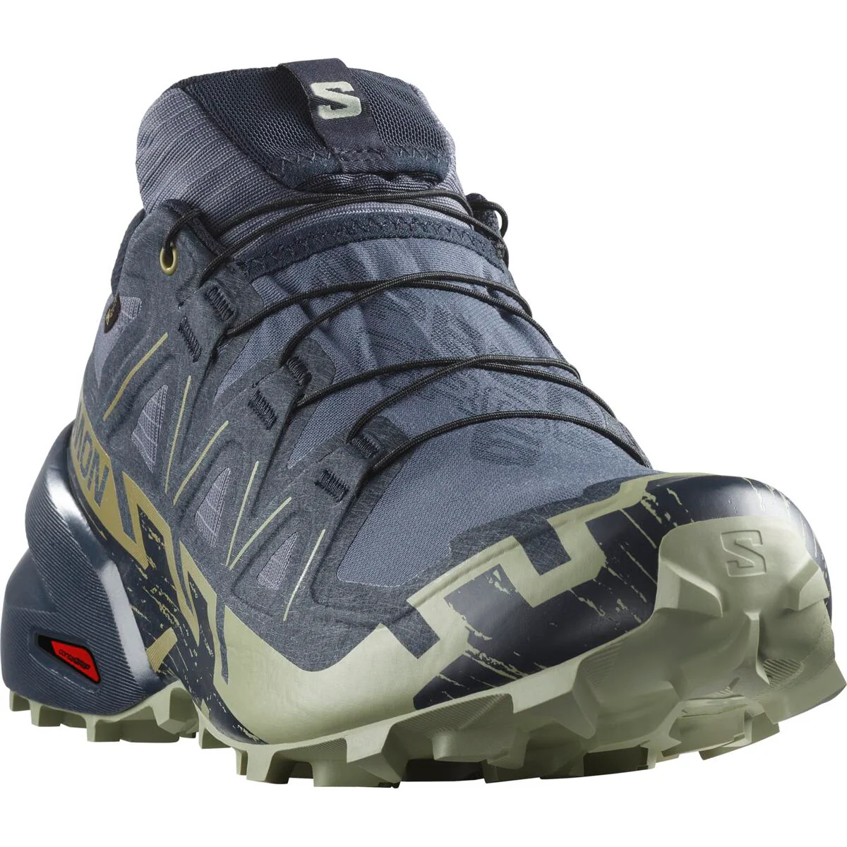 SALOMON Speedcross 6 GTX dark blue/beige shoes