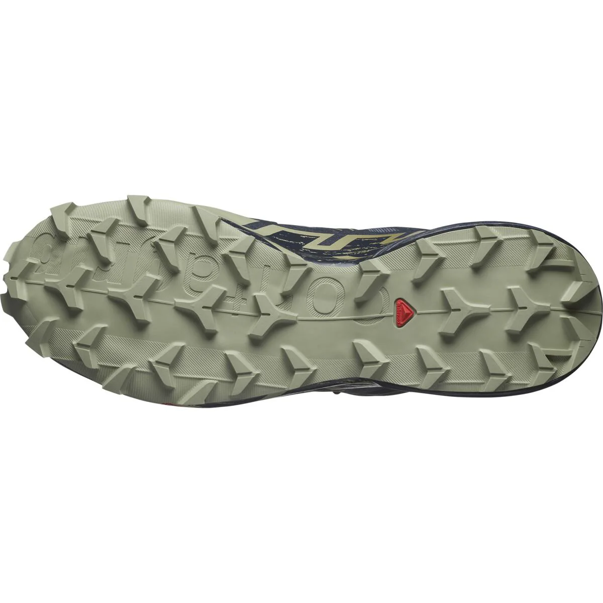 SALOMON Speedcross 6 GTX dark blue/beige shoes - Image 4