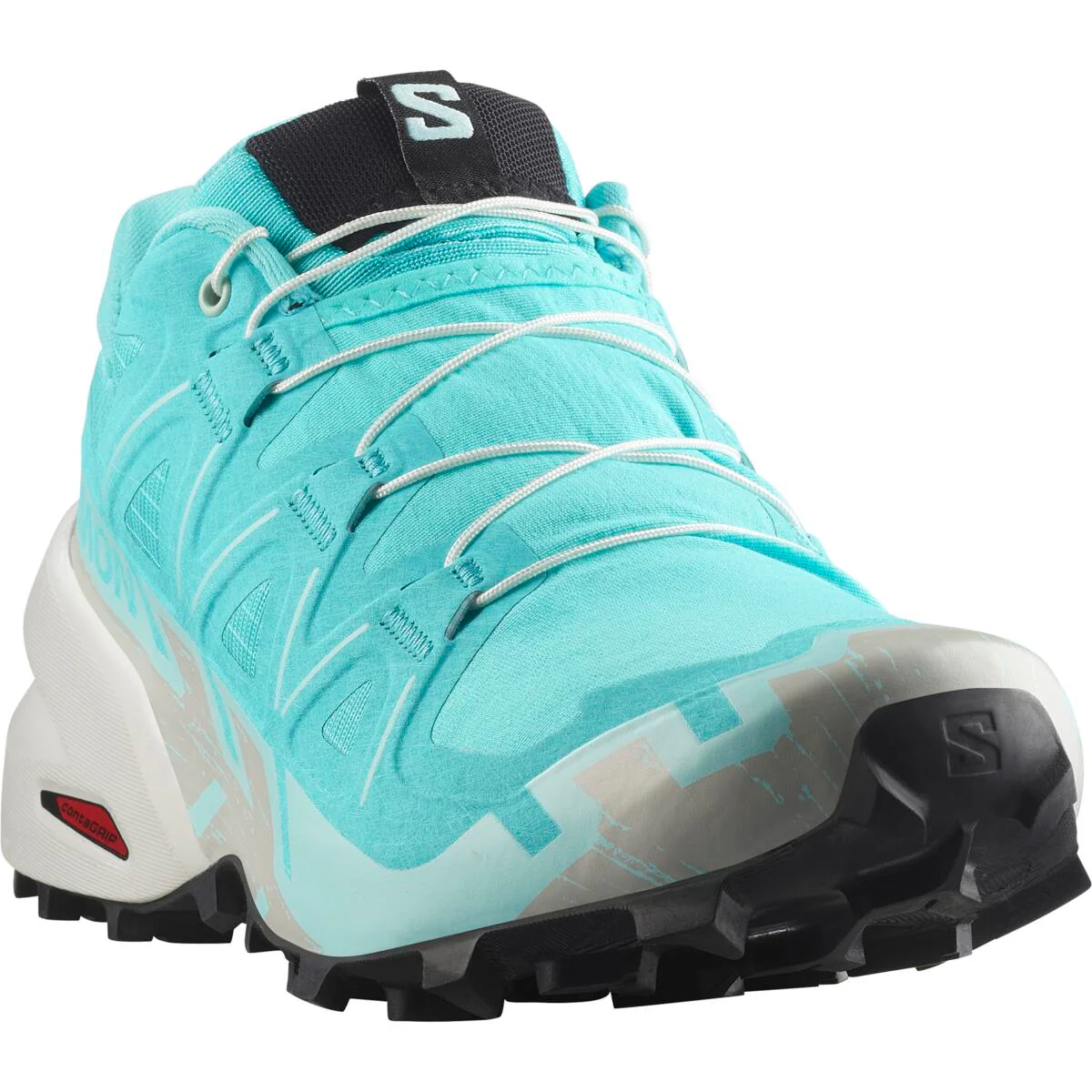 SALOMON Speedcross 6 W light blue/white shoes