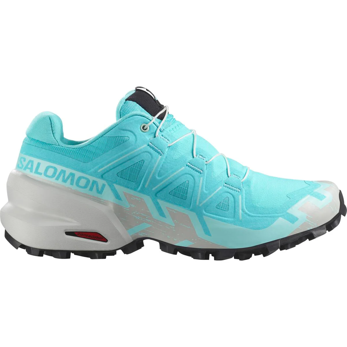 SALOMON Speedcross 6 W light blue/white shoes - Image 2