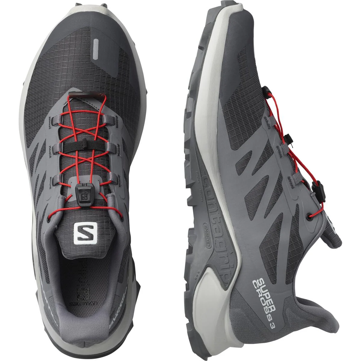 SALOMON Supercross 3 grey/white shoes - Image 3