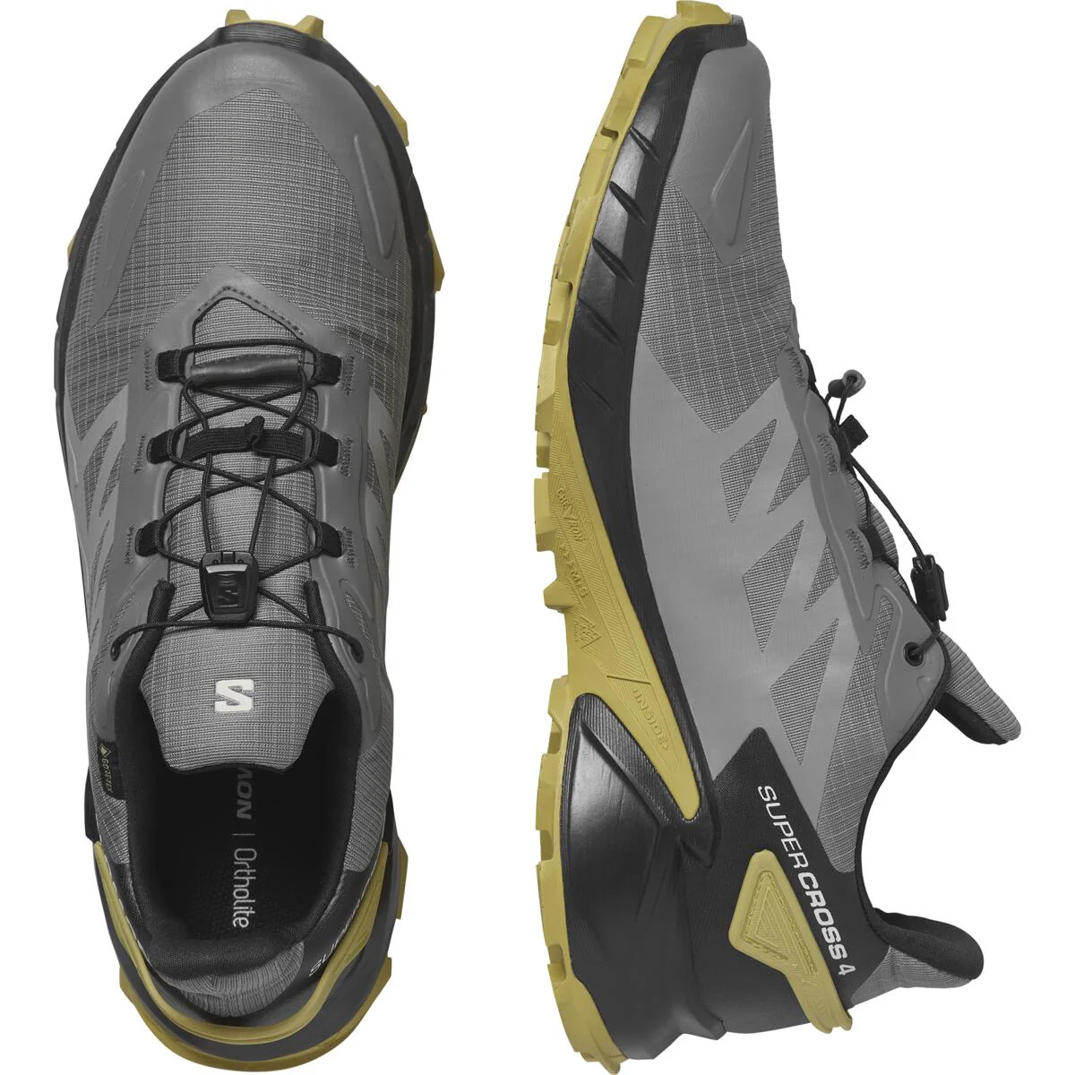 SALOMON Supercross 4 GTX grey/brown shoes - Image 3