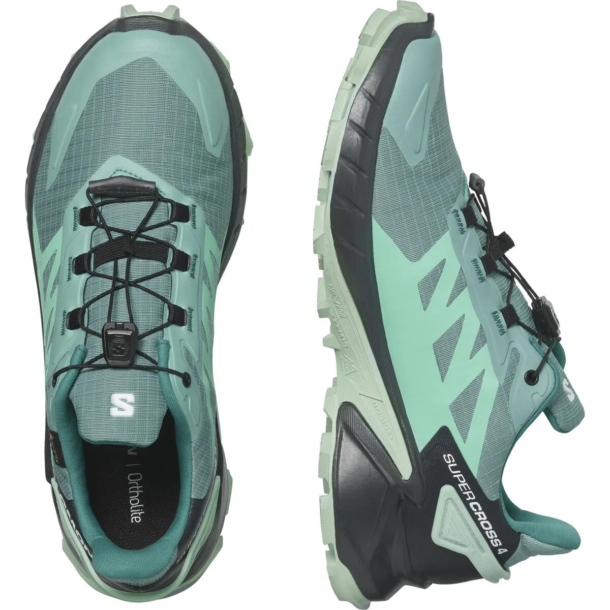 SALOMON Supercross 4 GTX W light blue/black shoes - Image 3