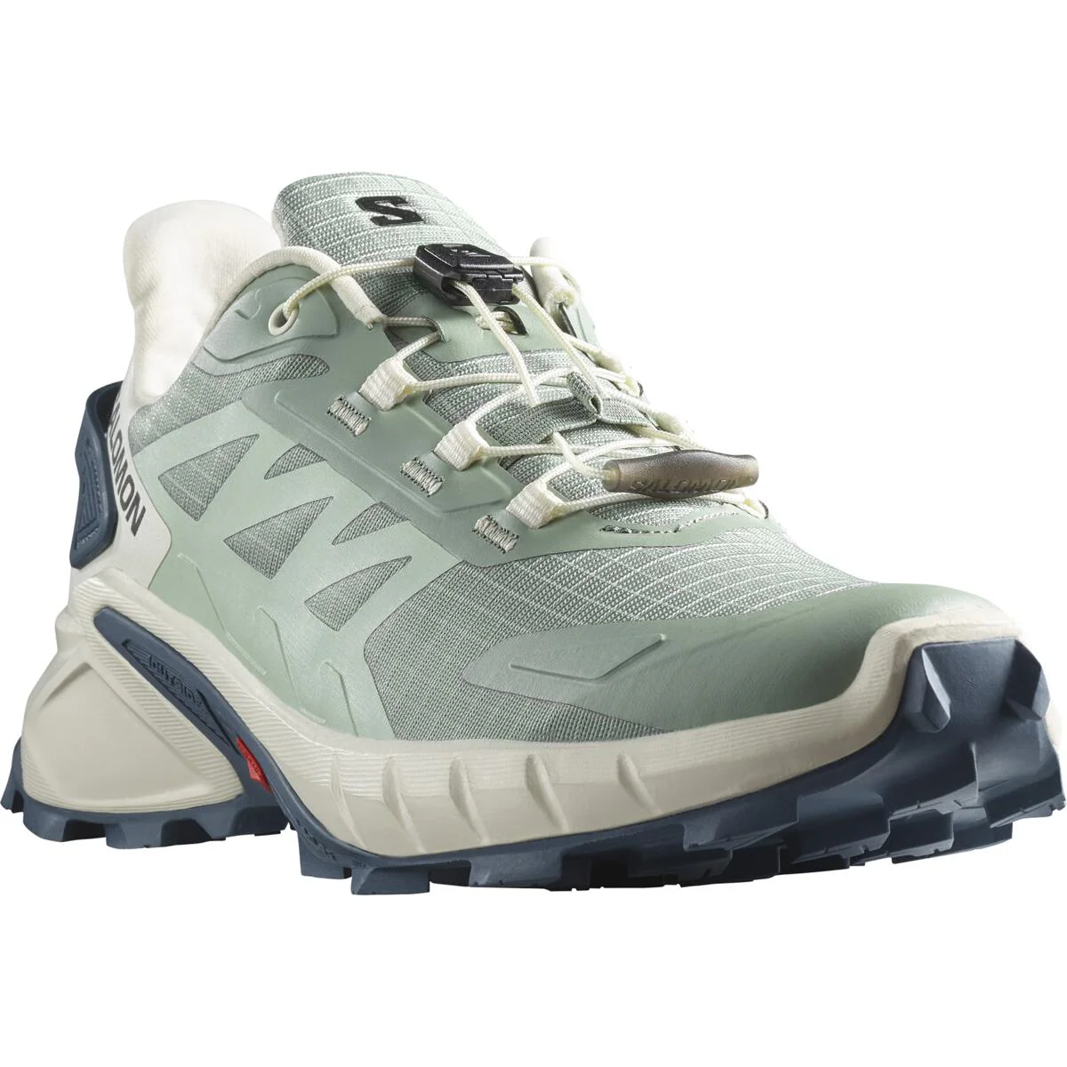SALOMON Supercross 4 W light green/white/blue shoes