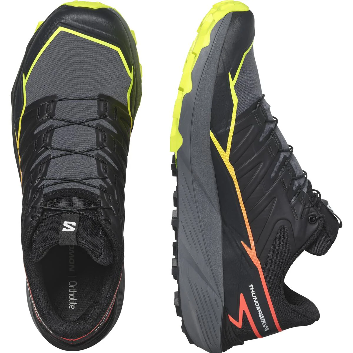 SALOMON Thundercross black/orange/yellow shoes - Image 3