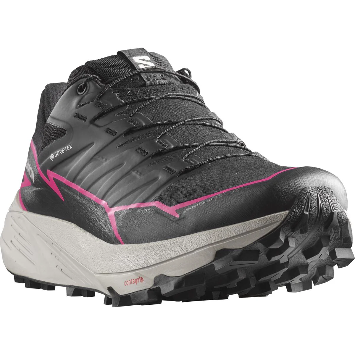 SALOMON Thundercross GTX W black/grey/pink shoes