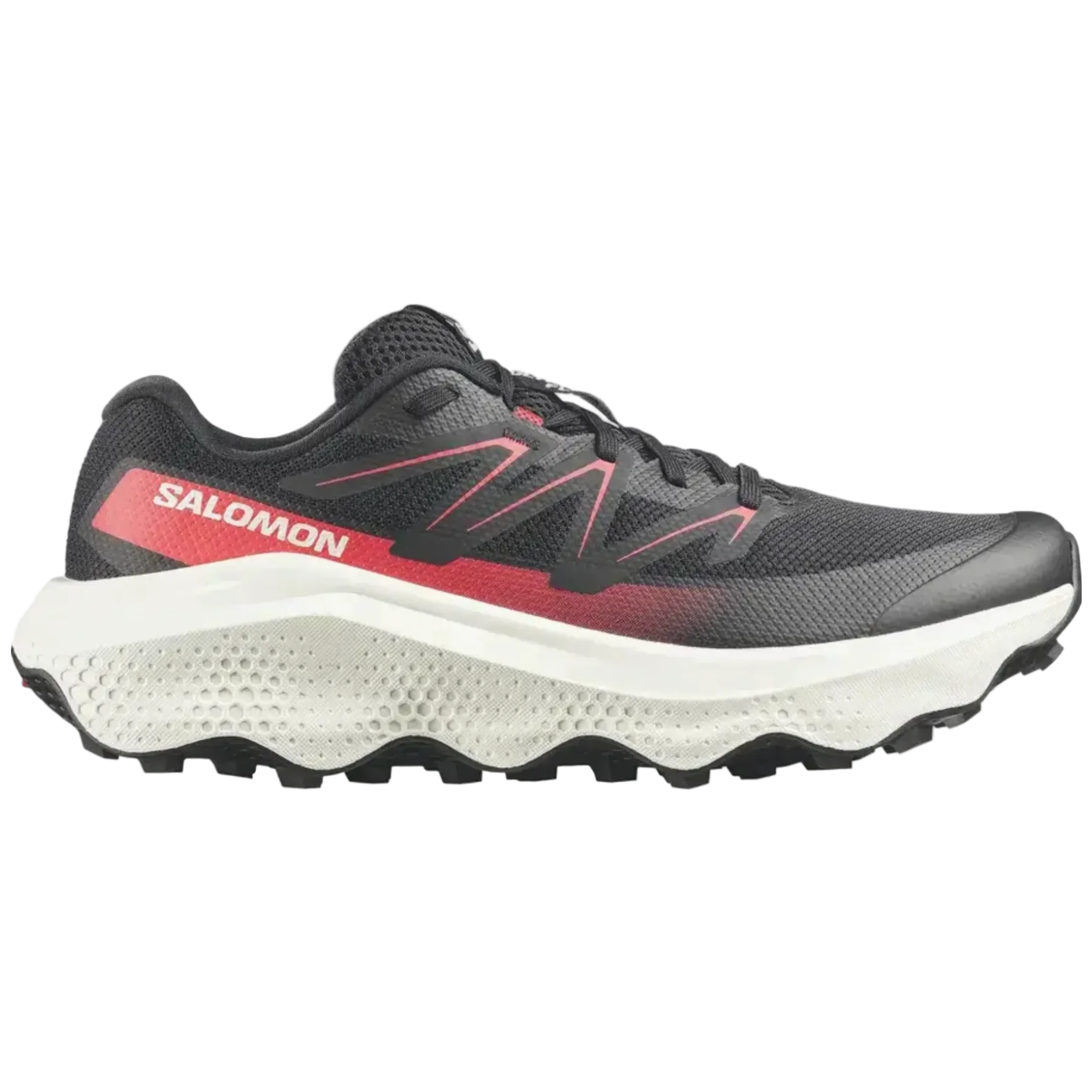 SALOMON Ultra Flow 2 black/vanilla ice/fiery red shoes - Image 3