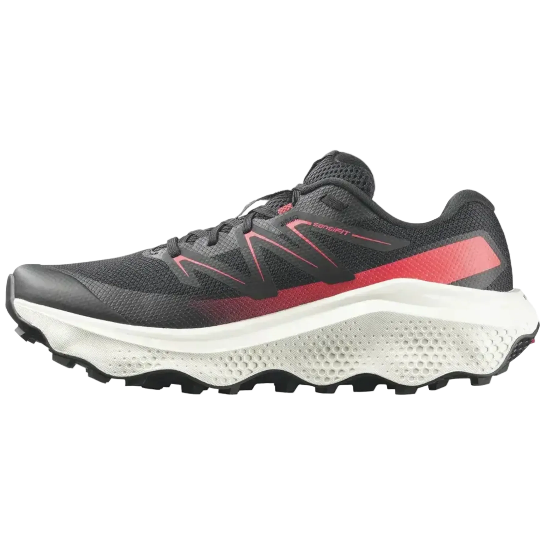 SALOMON Ultra Flow 2 black/vanilla ice/fiery red shoes - Image 4