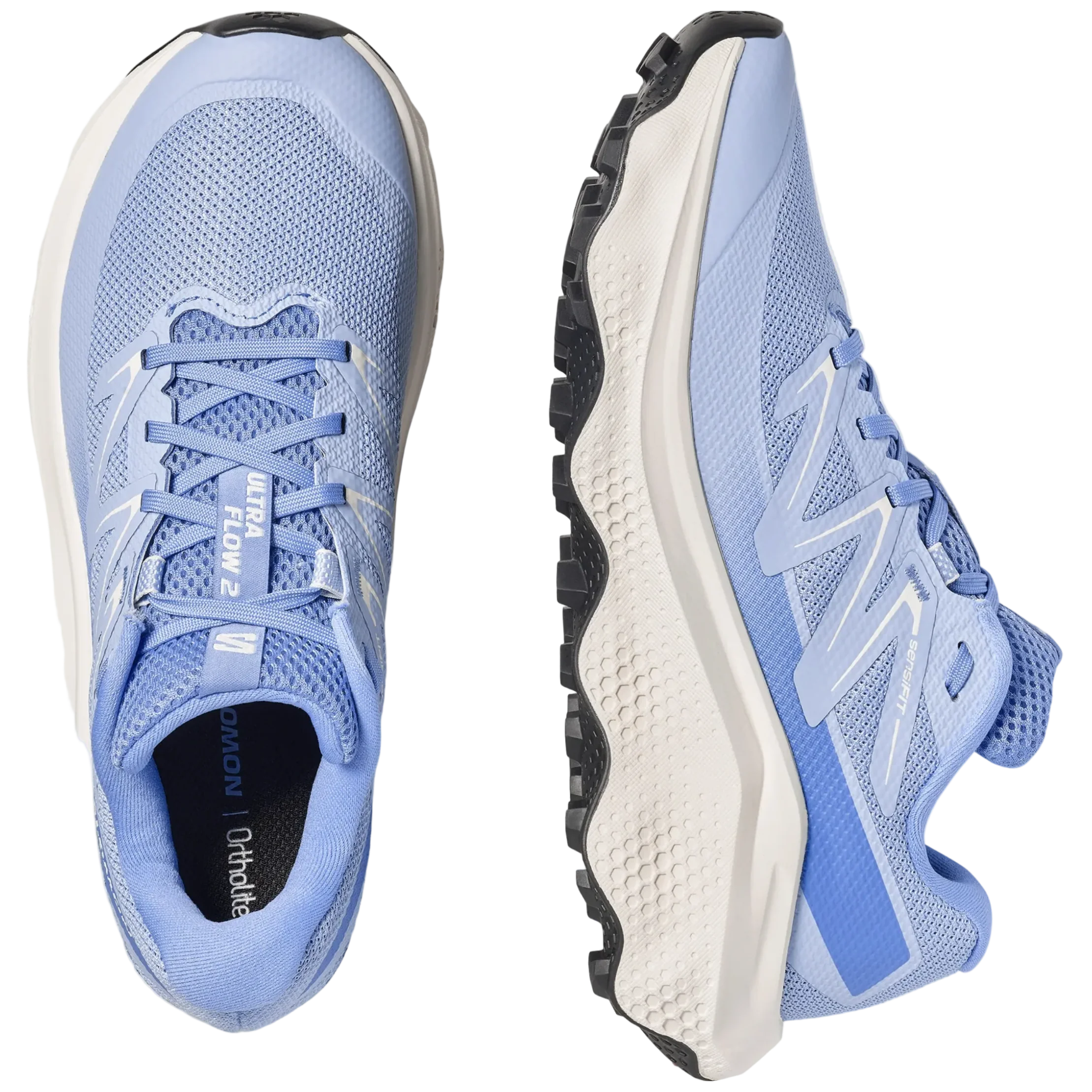 SALOMON Ultra Flow 2 W brunnera blue/vanilla ice/black shoes - Image 2