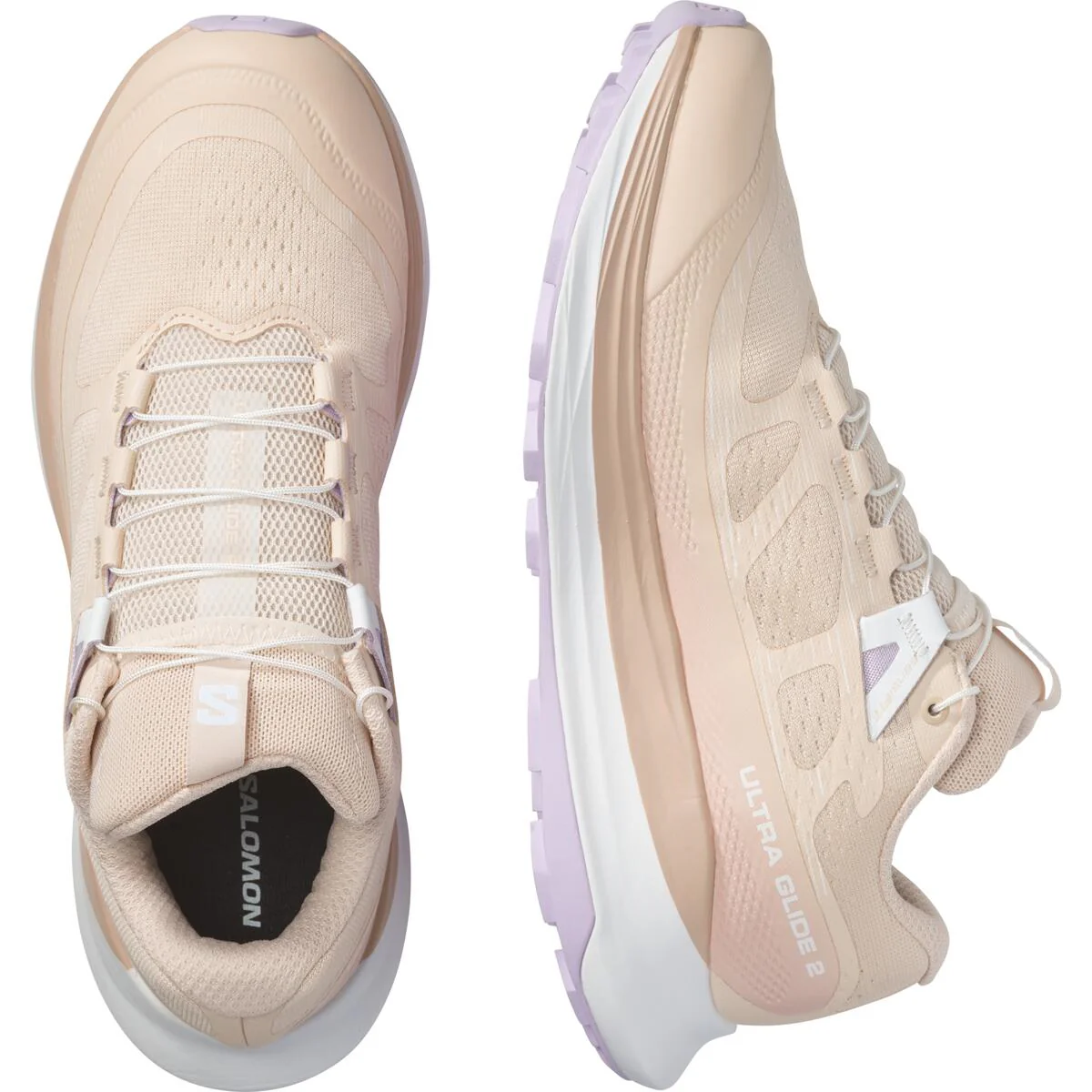 SALOMON Ultra Glide 2 W peach/violet/white shoes - Image 3