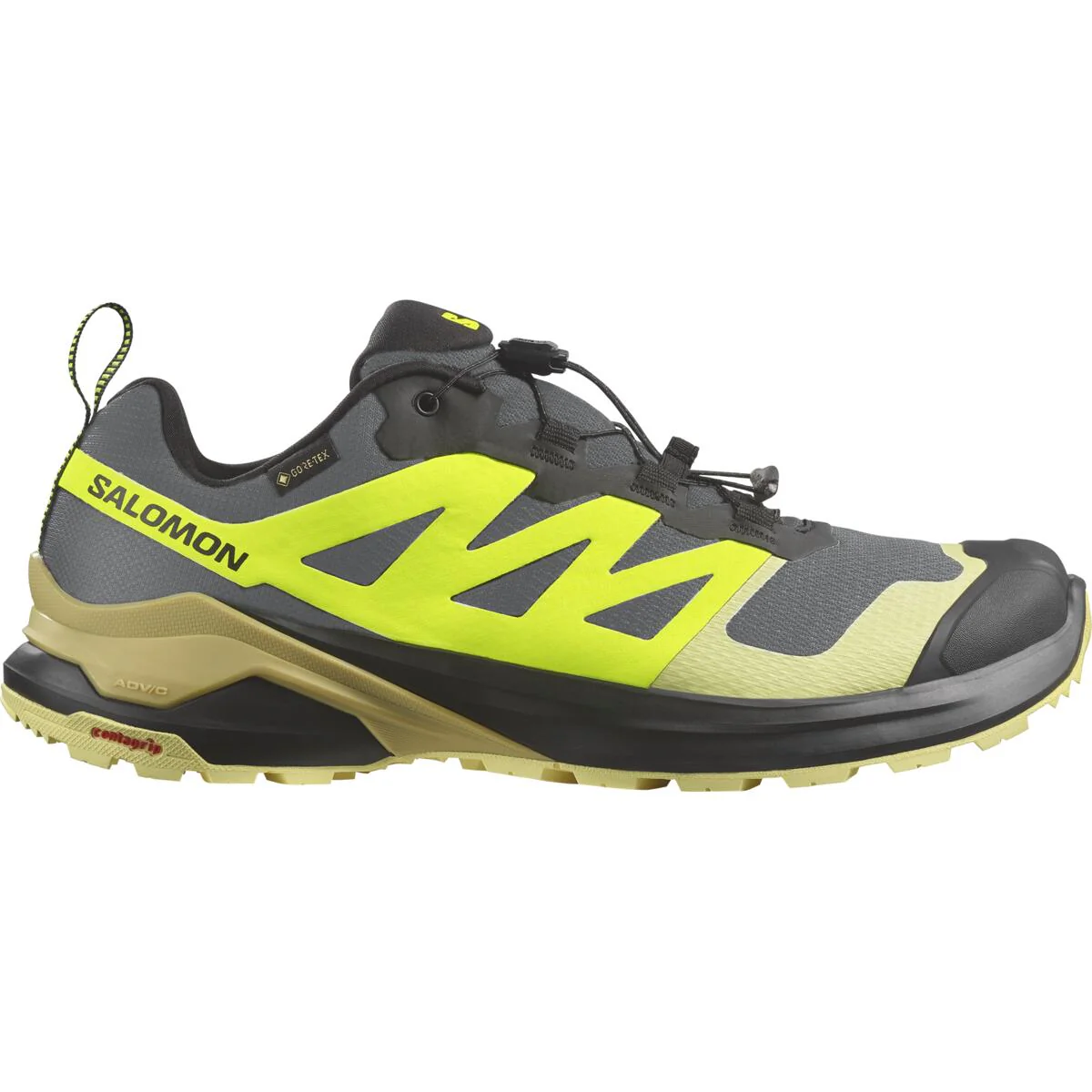 SALOMON X Adventure GTX grey/yellow/black shoes - Image 2