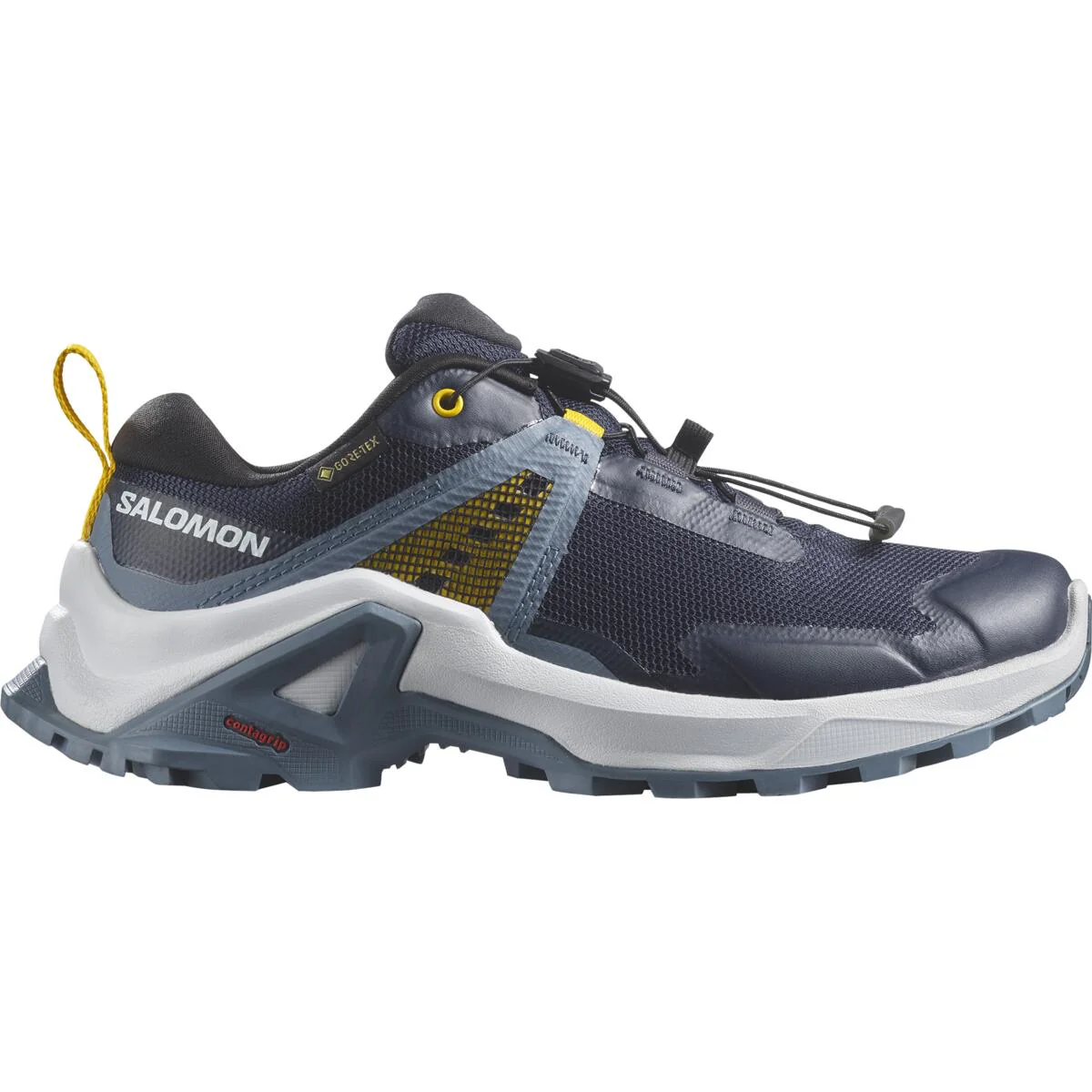SALOMON X Raise GTX J blue/white/yellow shoes - Image 2
