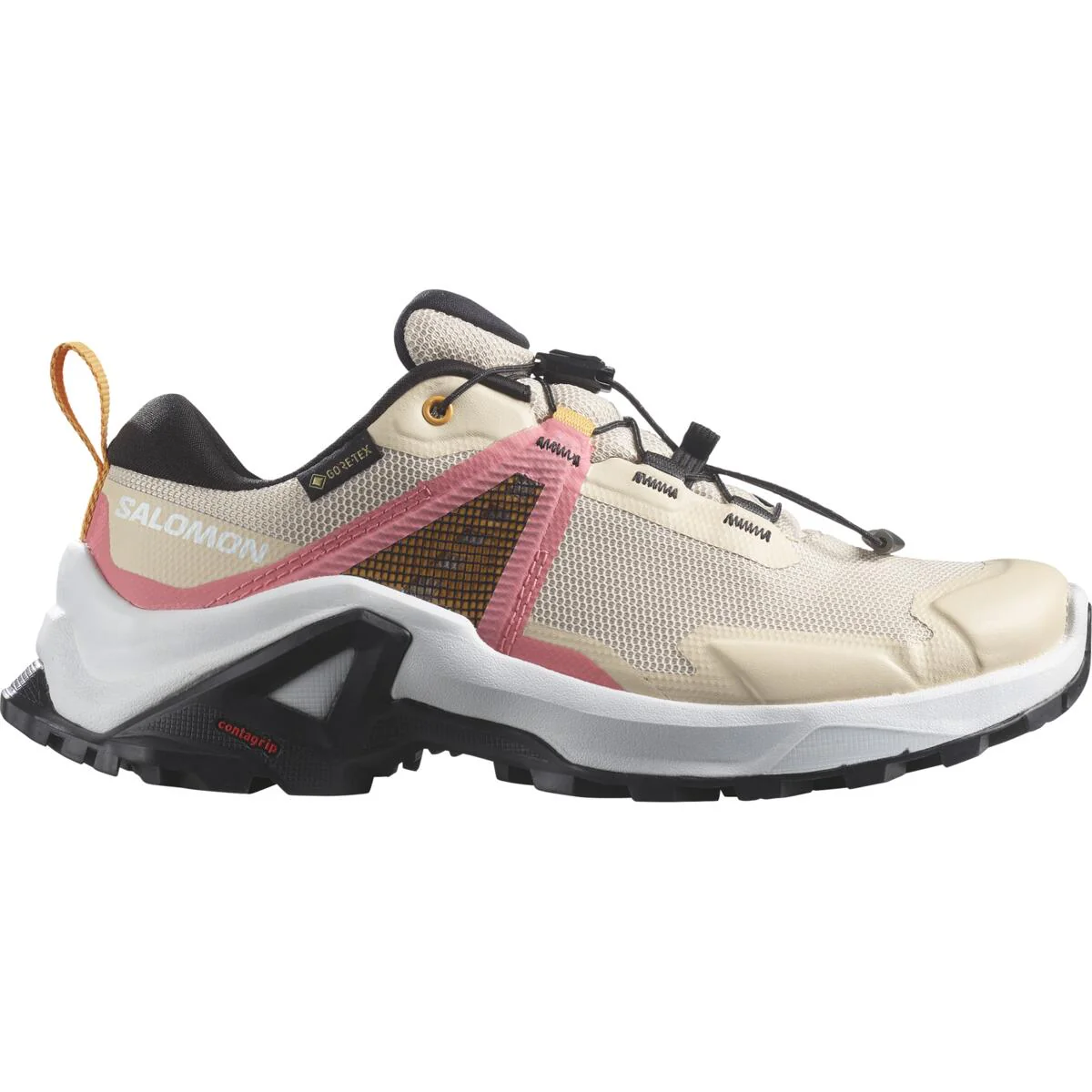 SALOMON X Raise GTX J peach/pink/white shoes - Image 2