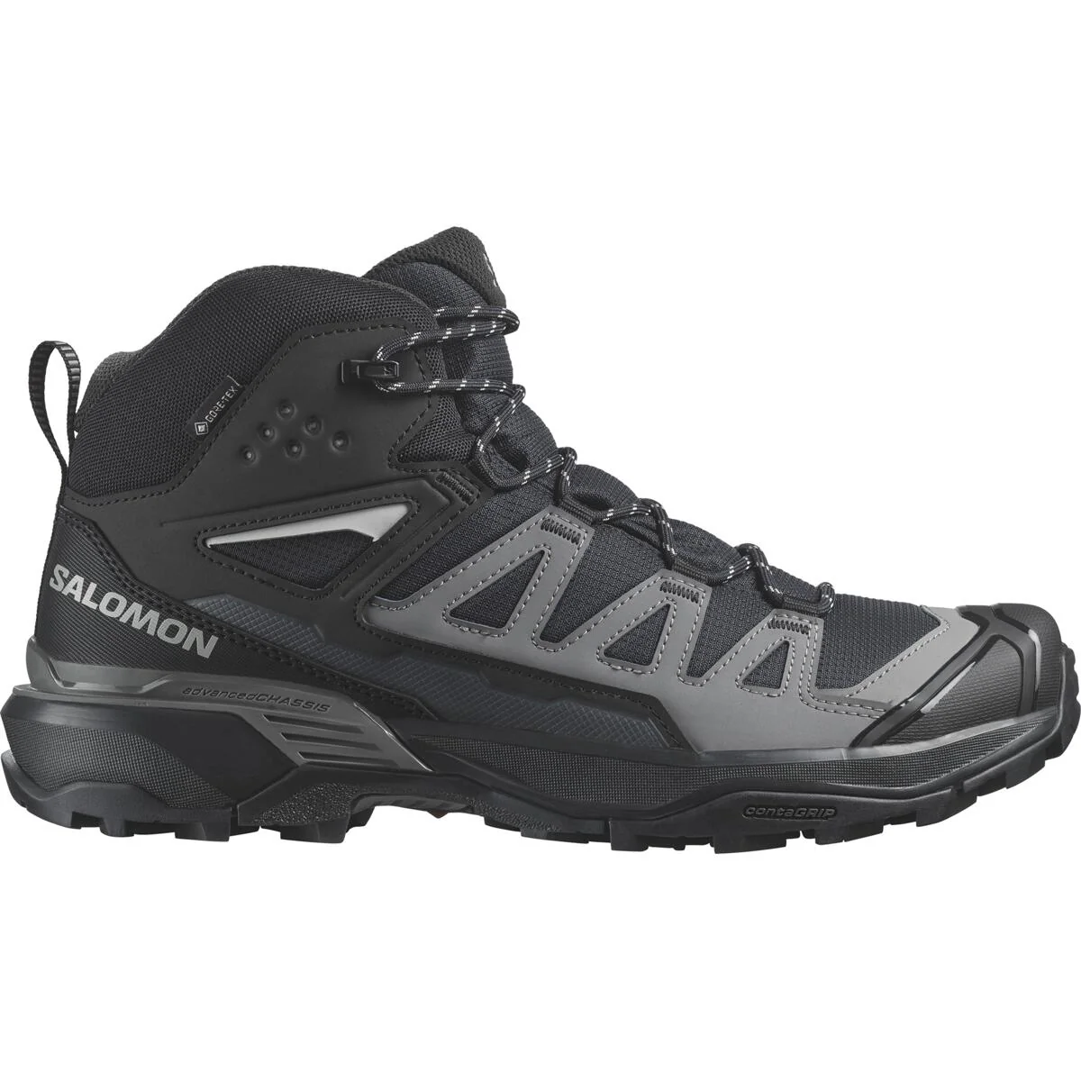SALOMON X Ultra 360 Mid GTX black/grey shoes - Image 2