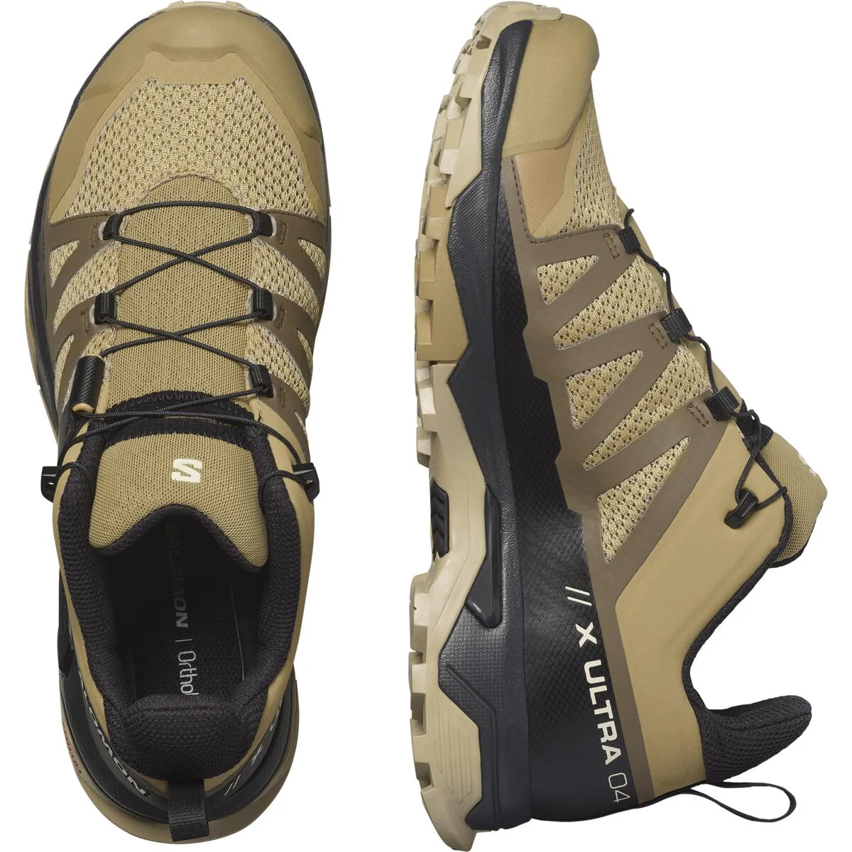 SALOMON X Ultra 4 kelp/dark earth/black shoes - Image 3