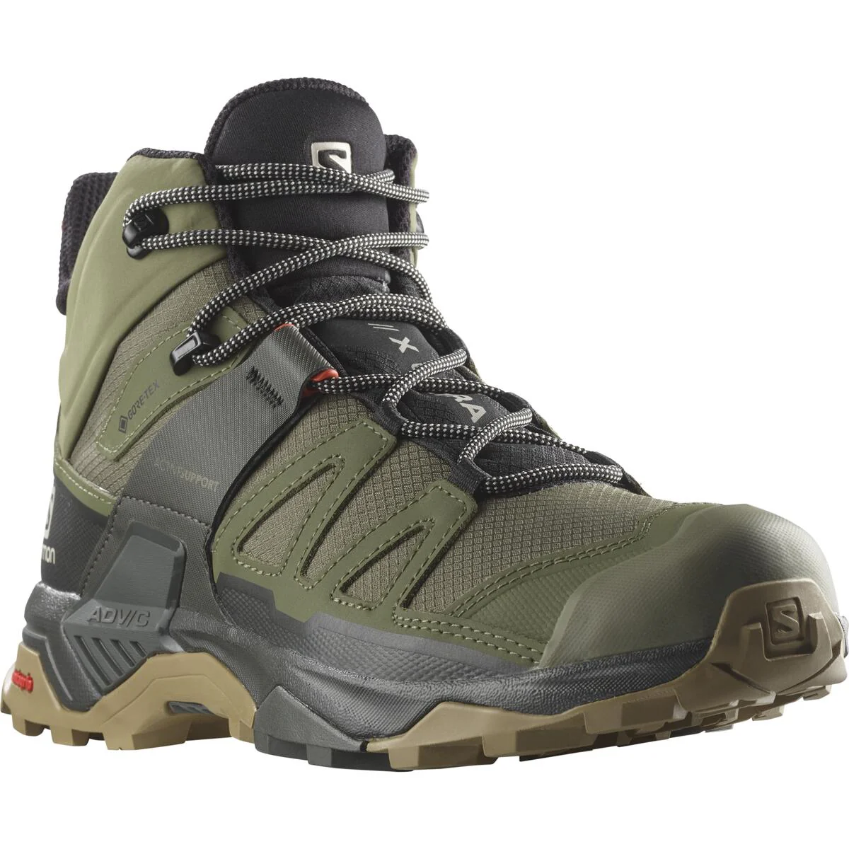 SALOMON X Ultra 4 Mid GTX deep lichen green/peat/kelp shoes