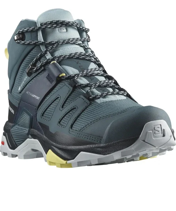 SALOMON X Ultra 4 Mid GTX W stargazer/carbon/stone blue shoes