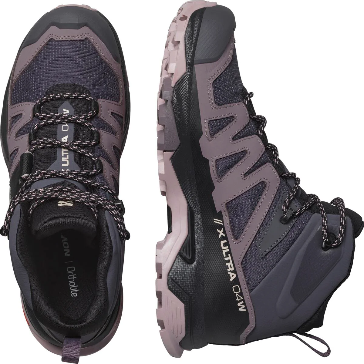 SALOMON X Ultra 4 Mid GTX W violet/black shoes - Image 3