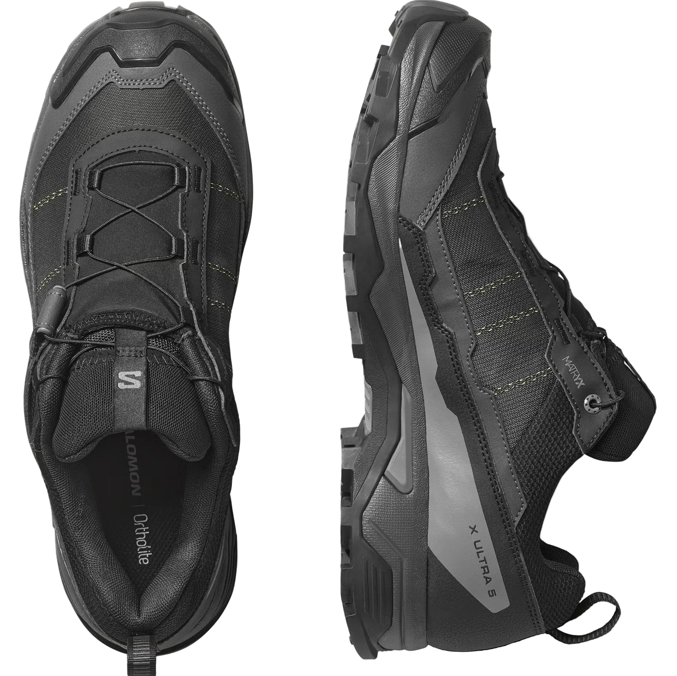 SALOMON X Ultra 5 GTX black/asphalt/castlerock shoes - Image 2