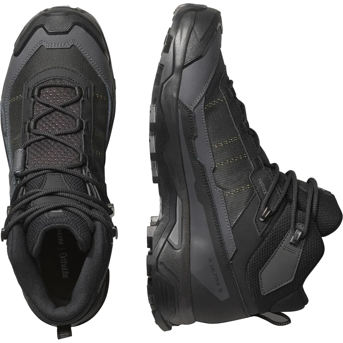 SALOMON X Ultra 5 Mid GTX black/asphalt/castlerock shoes - Image 2