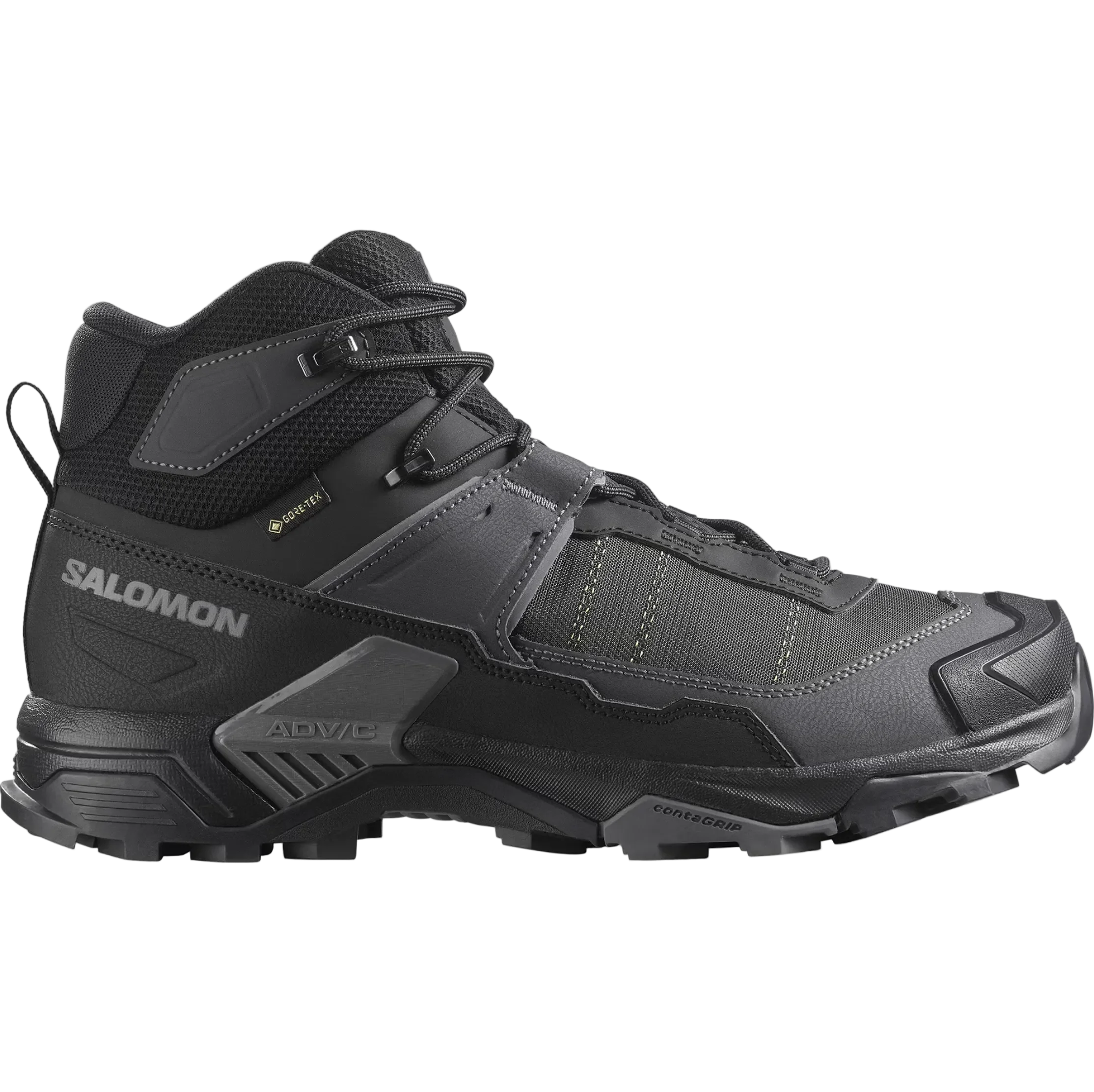 SALOMON X Ultra 5 Mid Wide GTX black/asphalt/castlerock shoes - Image 3