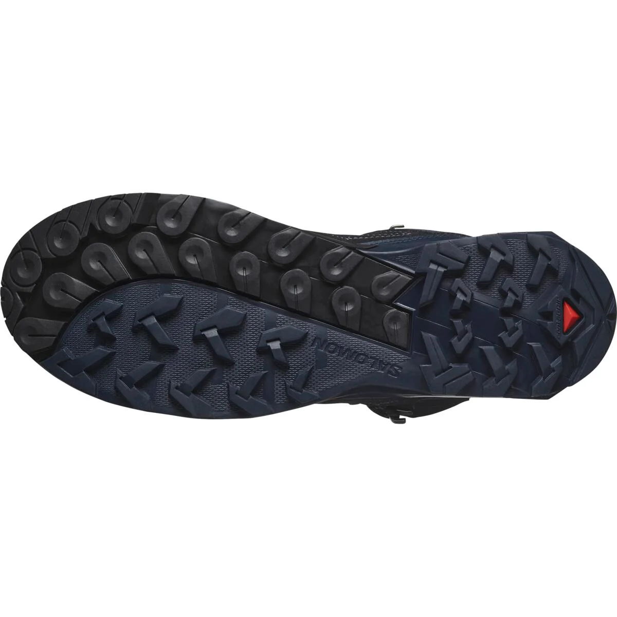 SALOMON X Ultra Alpine Mid GTX black/dark blue/orange shoes - Image 4