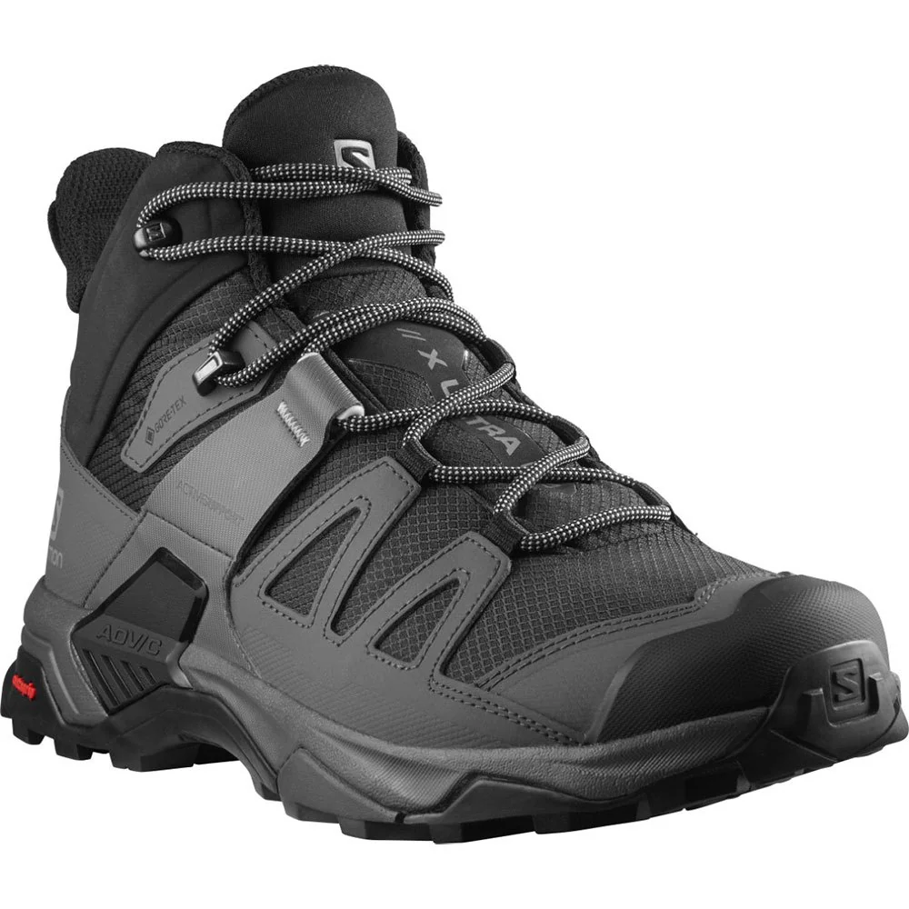 SALOMON X Ultra Mid 4 Wide GTX black/grey shoes