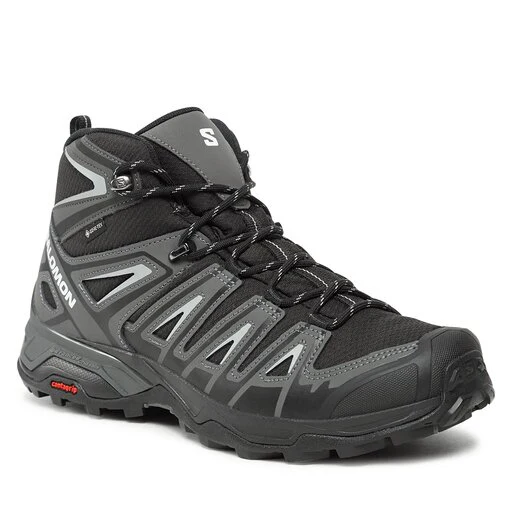 SALOMON X Ultra Pioneer Mid GTX black/grey shoes