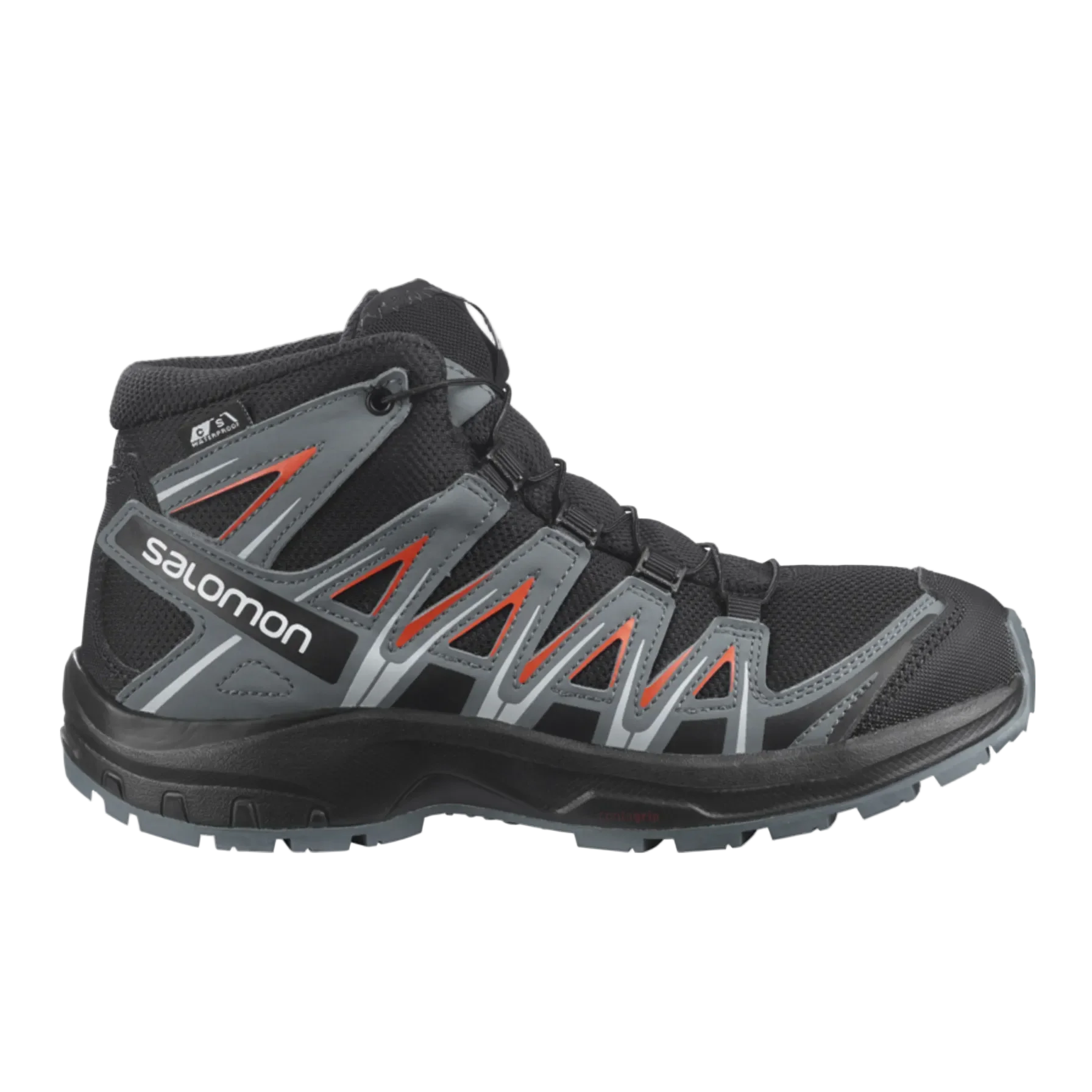 SALOMON XA Pro 3D Mid CSWP J black/grey/orange Upholstery