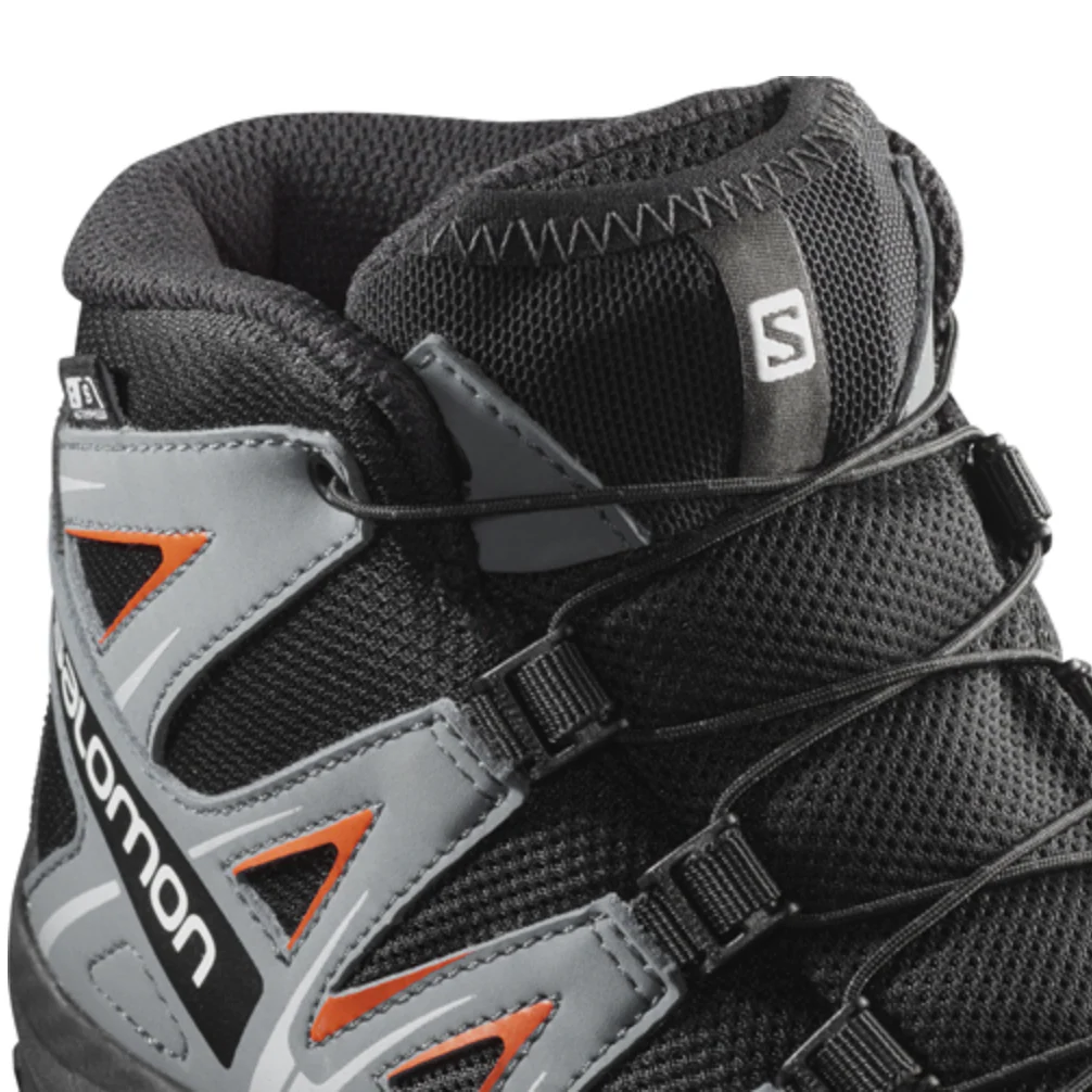 SALOMON XA Pro 3D Mid CSWP J black/grey/orange Upholstery - Image 4