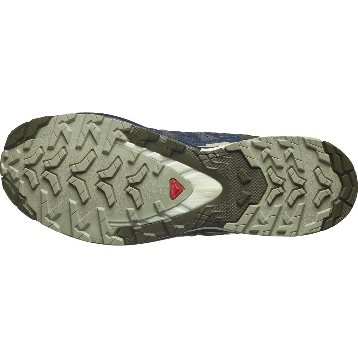SALOMON XA Pro 3D V9 dark blue/dark green shoes - Image 4