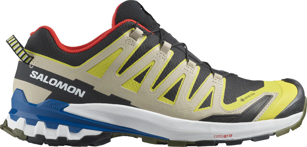 SALOMON XA Pro 3D V9 GTX black/yellow/blue shoes - Image 2