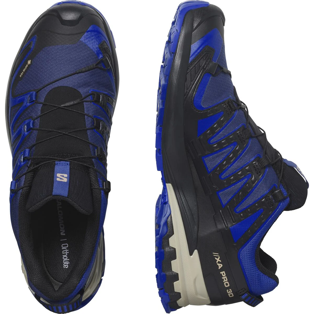 SALOMON XA Pro 3D V9 GTX blue/black shoes - Image 3