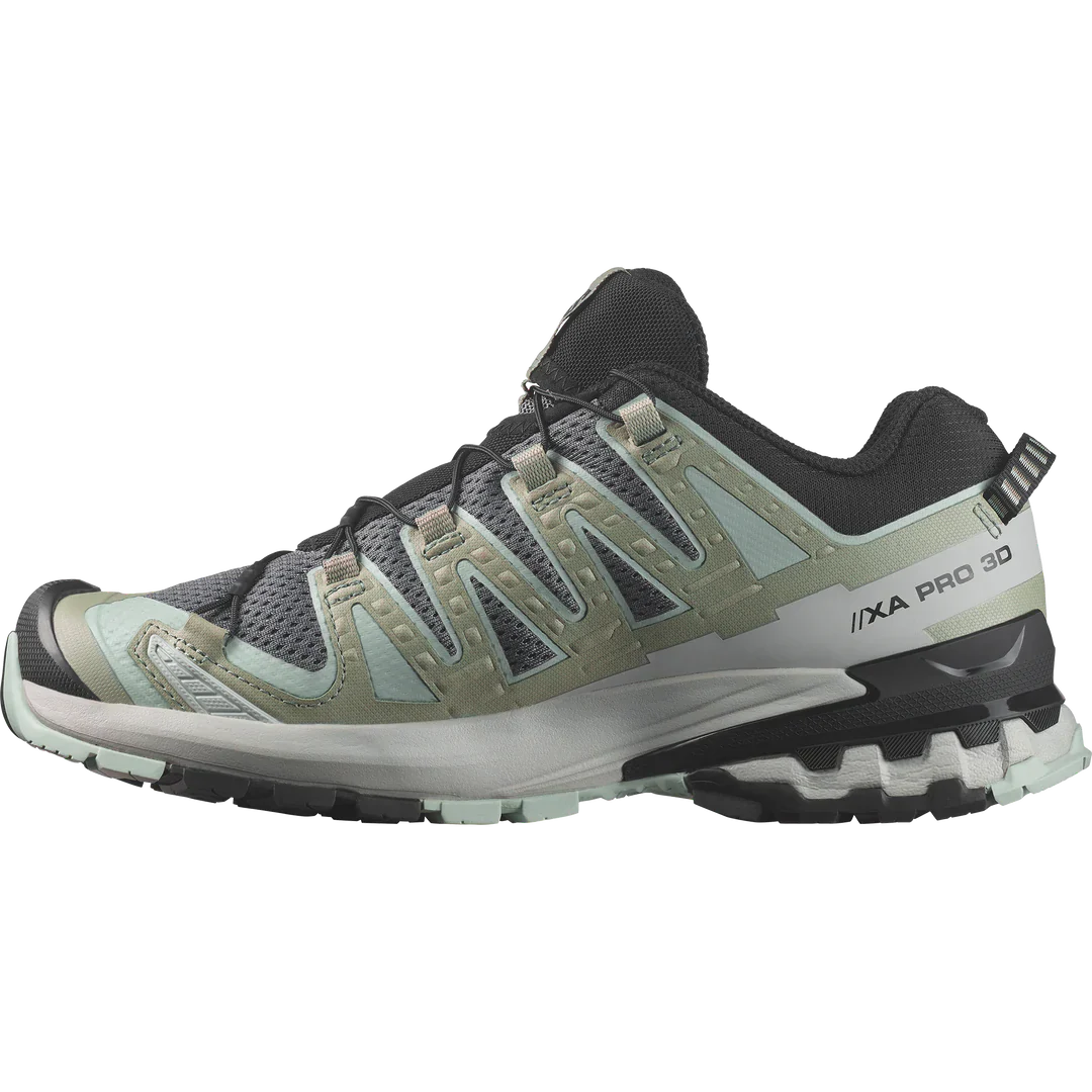 SALOMON XA Pro 3D V9 W lightblue/green/grey shoes - Image 4