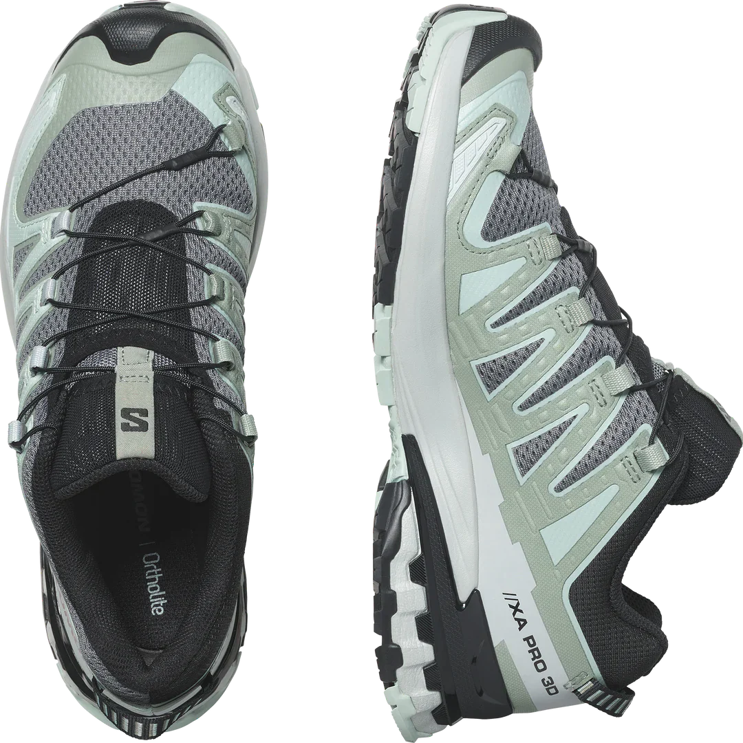 SALOMON XA Pro 3D V9 W lightblue/green/grey shoes - Image 5