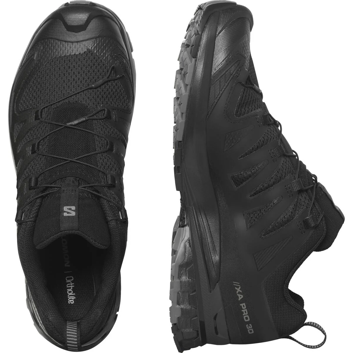 SALOMON XA Pro 3D V9 Wide black shoes - Image 3