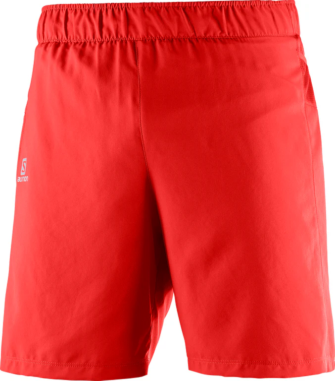 SALOMON Trail Runner red shorts