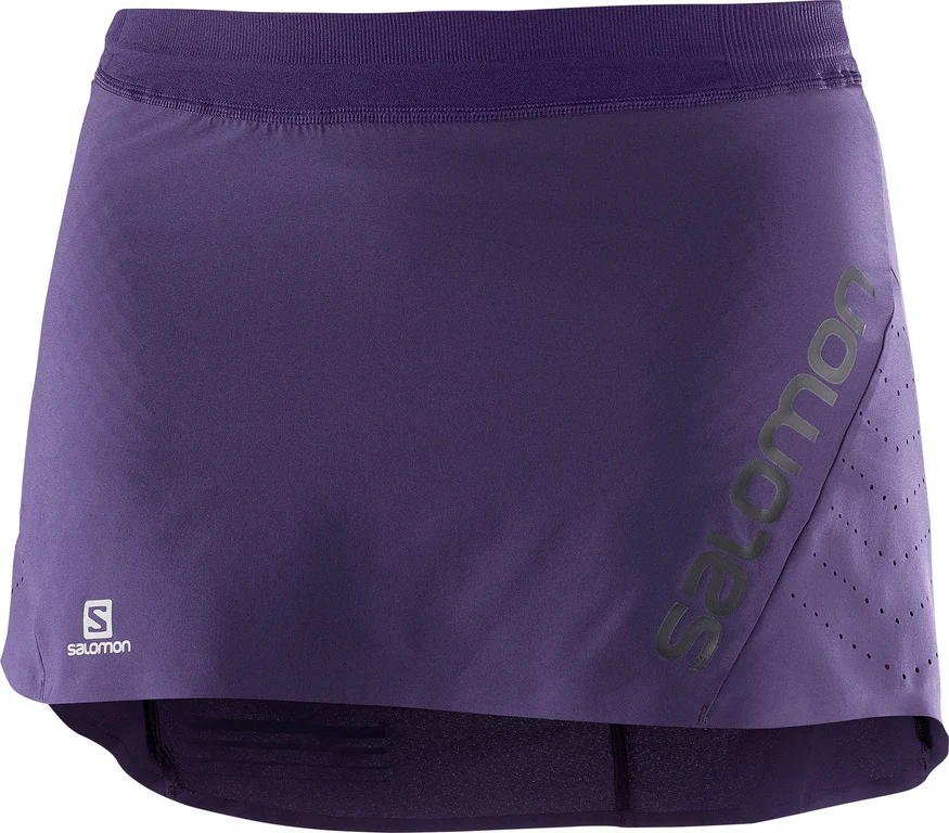 SALOMON Lightning Pro Skort W purple skirt