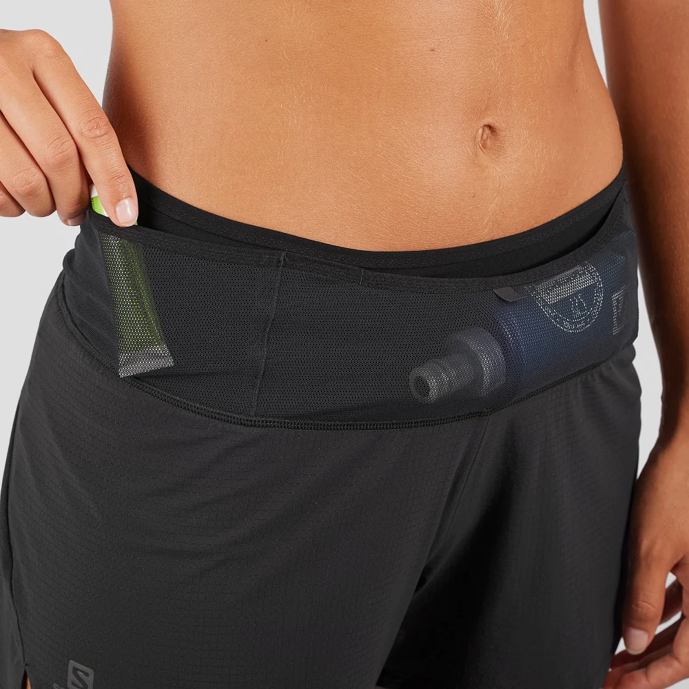SALOMON Sense Aero 4" black shorts - Image 3