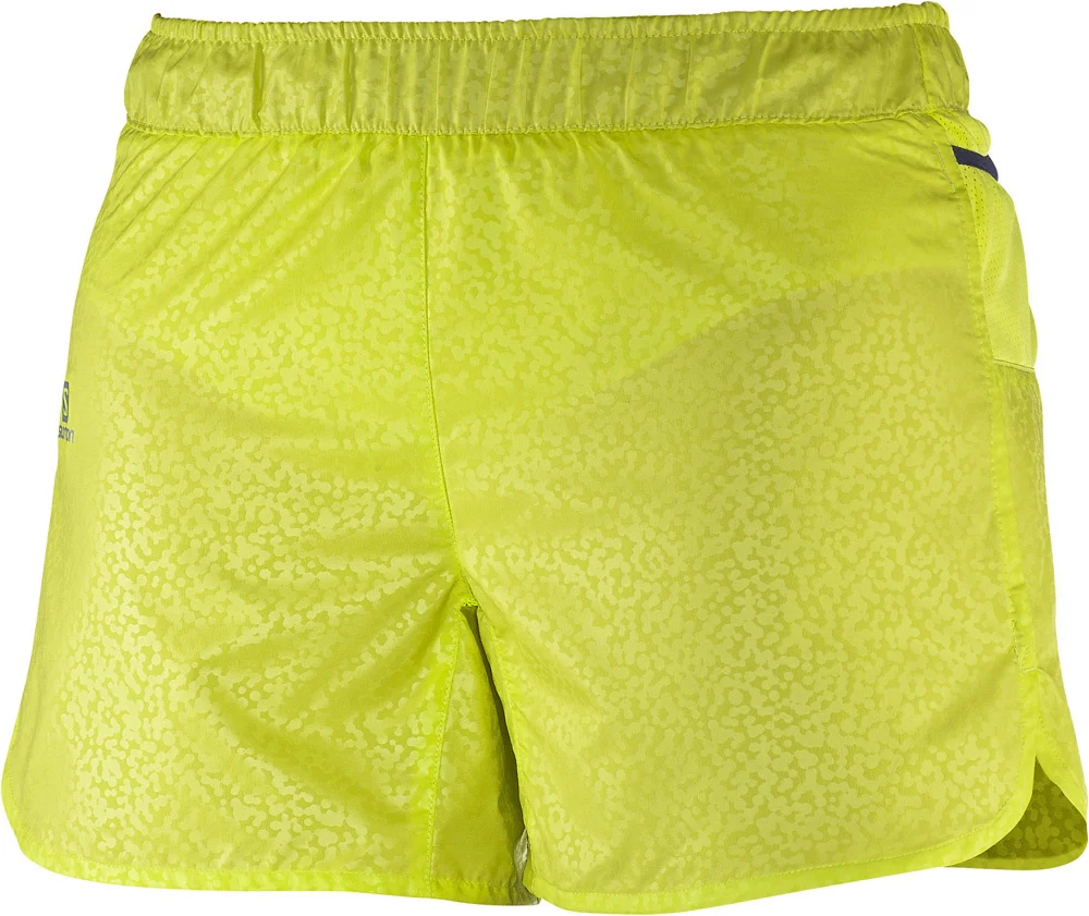 SALOMON Trail Runner W yellow shorts