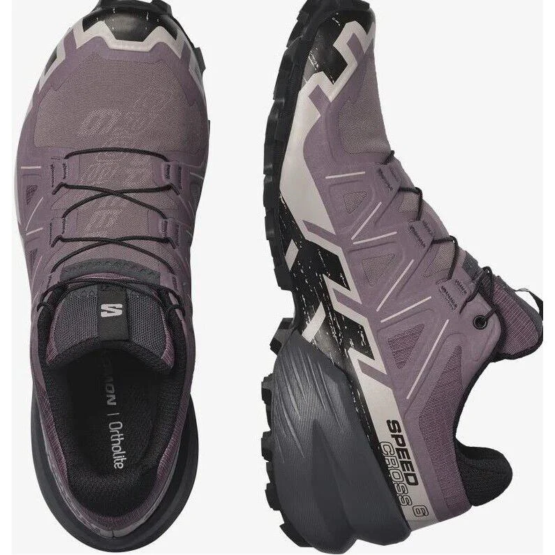 SALOMON Speedcross 6 W purple/grey/black shoes - Image 3